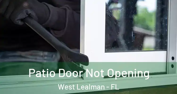  Patio Door Not Opening West Lealman - FL